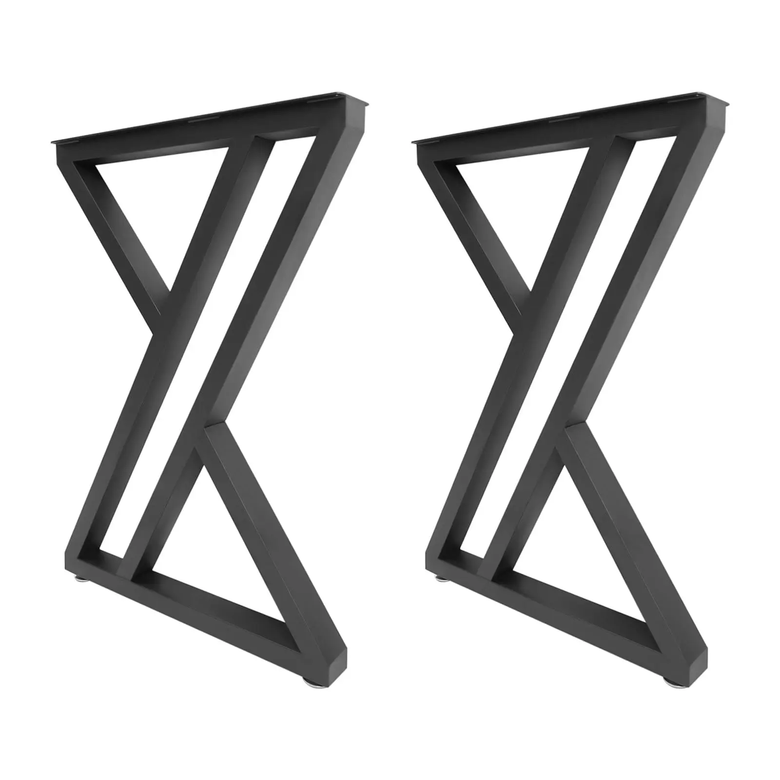 

2 шт. металлические ножки стола 27,6-дюймовые X-образные мебельные ножки, ножки промышленного стола, белые