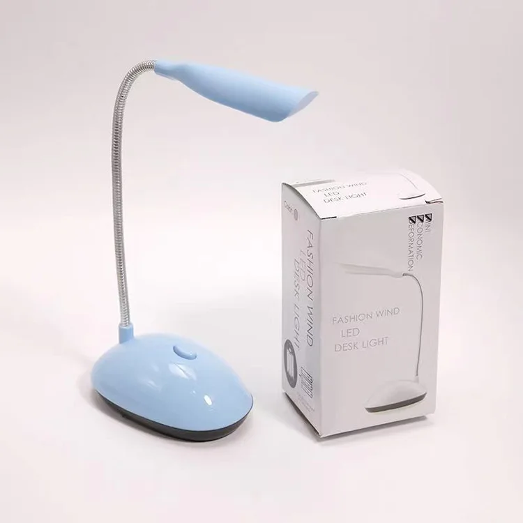 

Popular Mini Eye Protection Learning Reading Desk Lamp Folding Creative Battery Dimmable Gift Desk Bedroom Led Desk Lamp