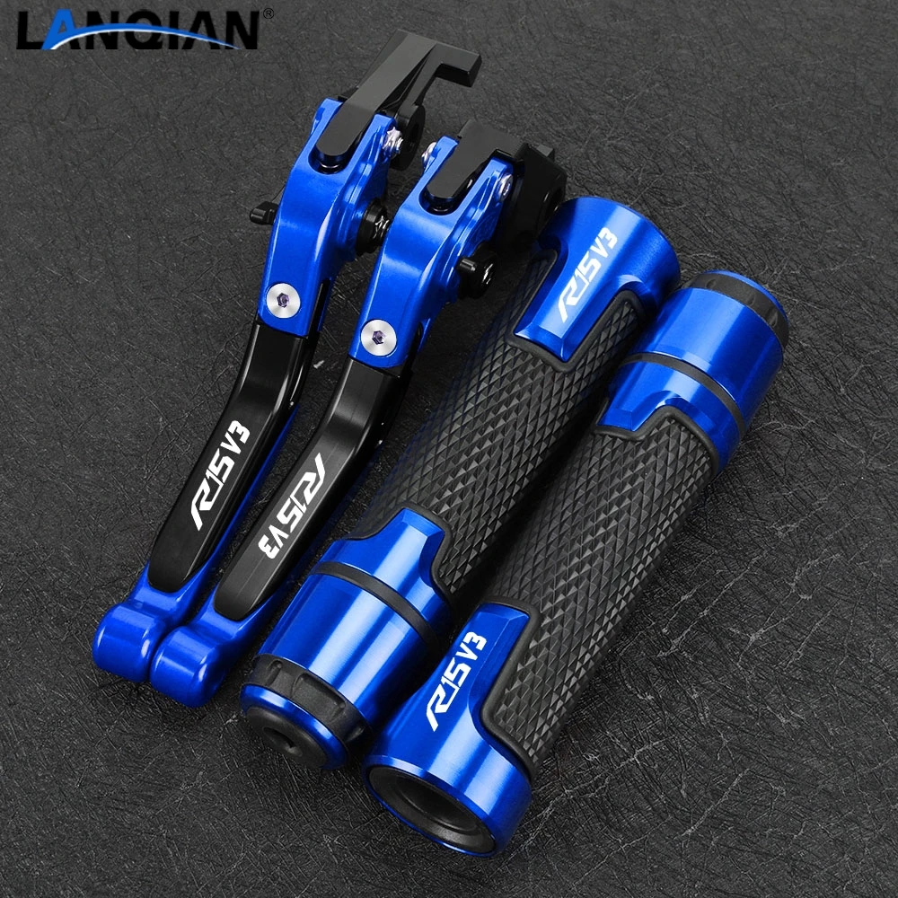 

CNC Folding Brake Clutch Levers For YAMAHA R15V3 R15 V3 2017 2018 2019 2020 2021 2022 2023 2024 Motorcycle Handlebar Grip Ends