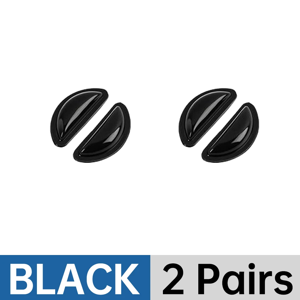 4/10 Stück Nasenstützpolster aus Silikon, transparente Augenpolster-Aufkleber für Brillen, rutschfeste Nasenpads für Ray-Ban Meta Wayfarer