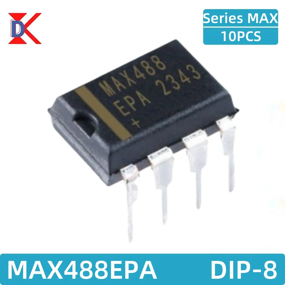 10PCS MAX705CPA MAX488EPA MAX3082CPA MAX813LEPA DIP8 DIP16 Monitoring reset IC brand-new