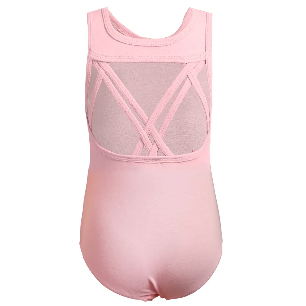 ثياب الباليه للفتيات لامعة تنورة رقص قطعة واحدة بدلة تدريب كلاسيكية بلا أكمام الرقص الجمباز راقصة الباليه الزي فستان