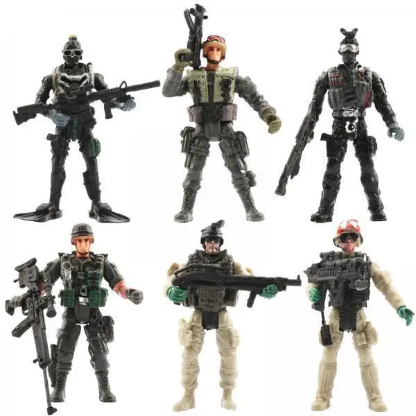 Action Figures Play Kits Articulated Doll Model Plastic Mini Figures for Club Activities House Decoration