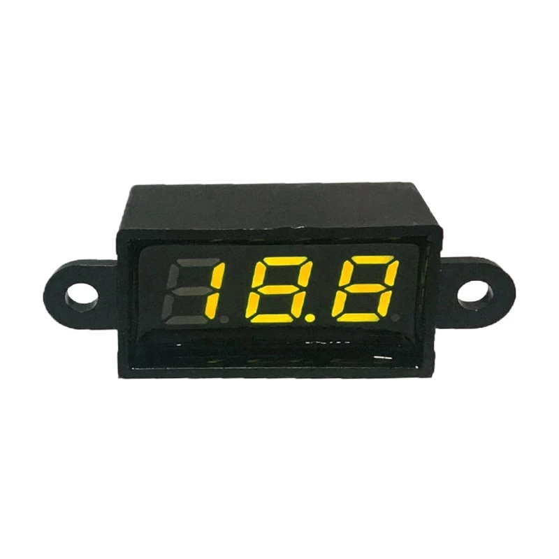 Digital Voltmeter 0.28inch Two Wire for DC 3.5-30V LED Display 200ms/ for time Voltage Meter Waterproof Voltage Tester M