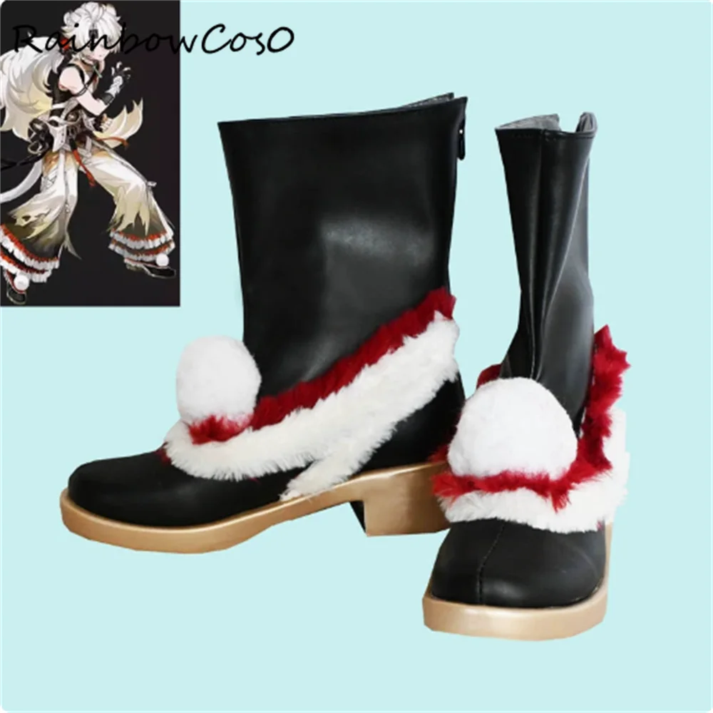 

Обувь для косплея LINGYANG волны, сапоги, аниме, Хэллоуин, RainbowCos0 W4279