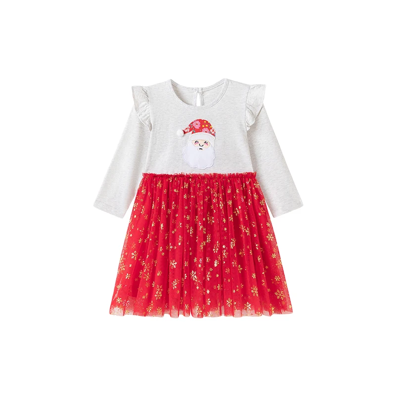 Little Maven Elegantes Kleid für Mädchen, Kostüme, Weihnachten, Weihnachtsmann, Baby, Mädchen, Freizeitkleid, Herbst, Frühling, Kinderkostüme