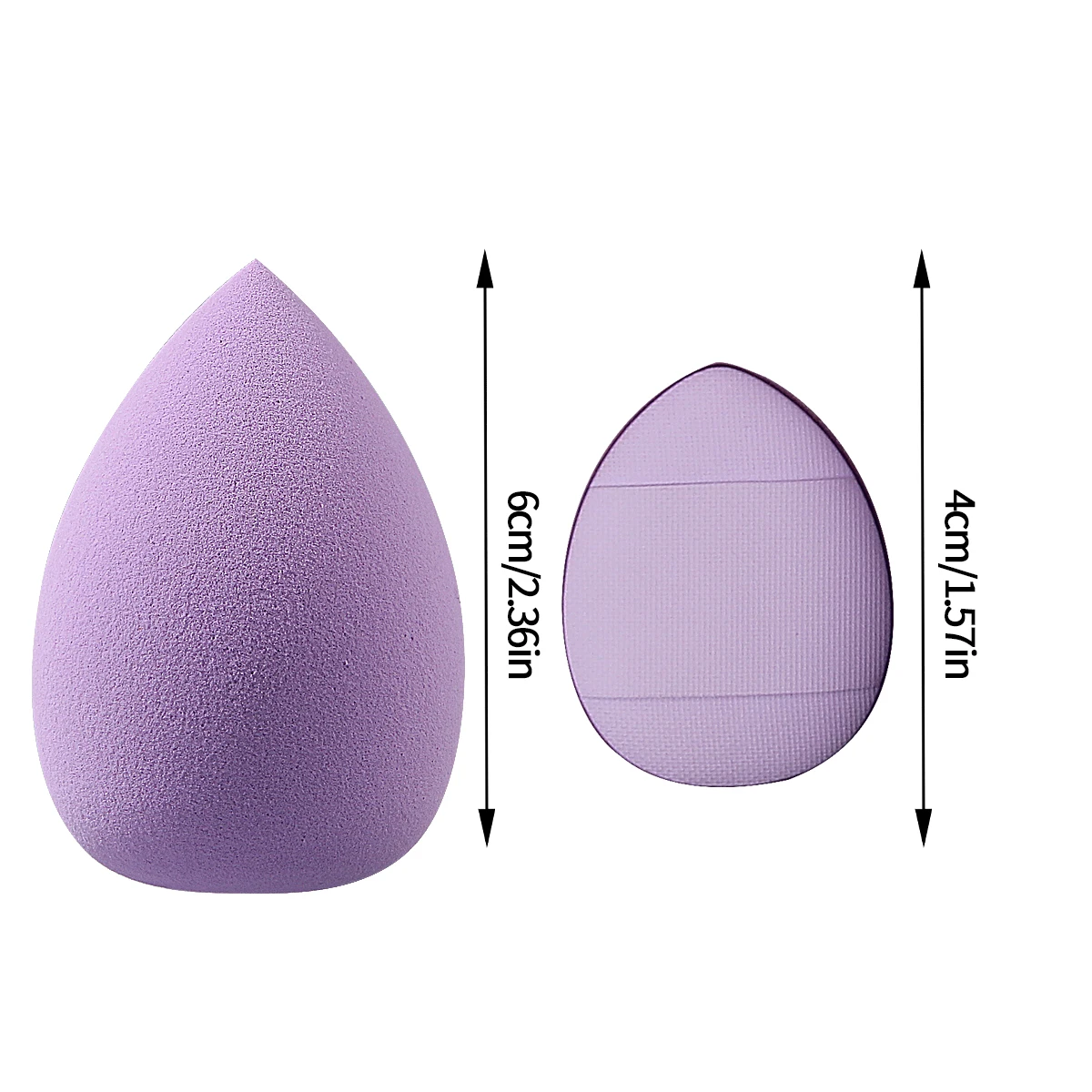 6PCS Makeup sponge Powder puff set High Resilience Sponge Beauty Egg & Mini Thumb Powder Puff Facial makeup tools