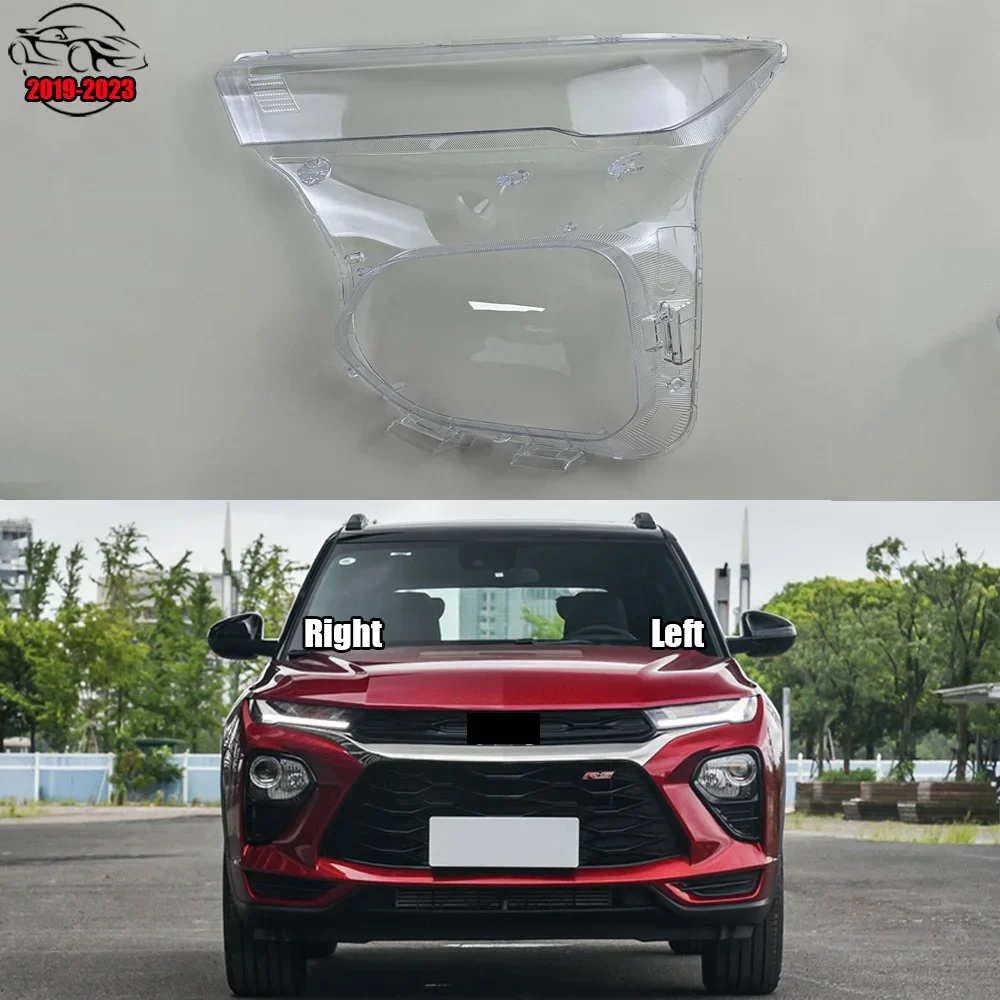 

For Chevrolet Trailblazer 2019-2023 Car Accessories Headlamp Cover Transparent Lampshade Headlight Shell Plexiglass