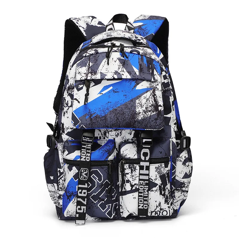 Letter Printing School Backpack For Teenage Boys Girls Cool Schoolbag Waterproof Travel Laptop Backpack College Kids School Bags