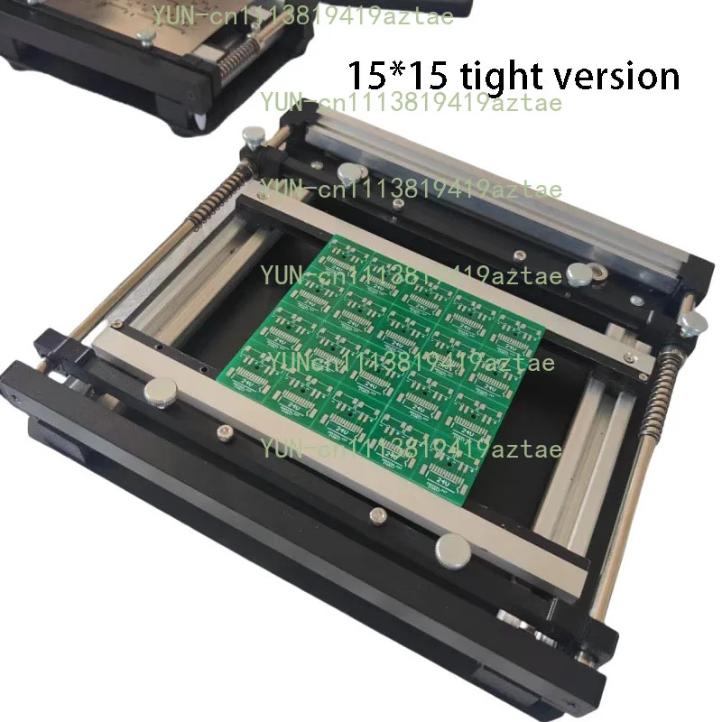 PCB Steel Mesh Solder Paste Printing Table Steel Sheet SMT Solder Paste Printing Manual Small Micro Screen Printing Machine