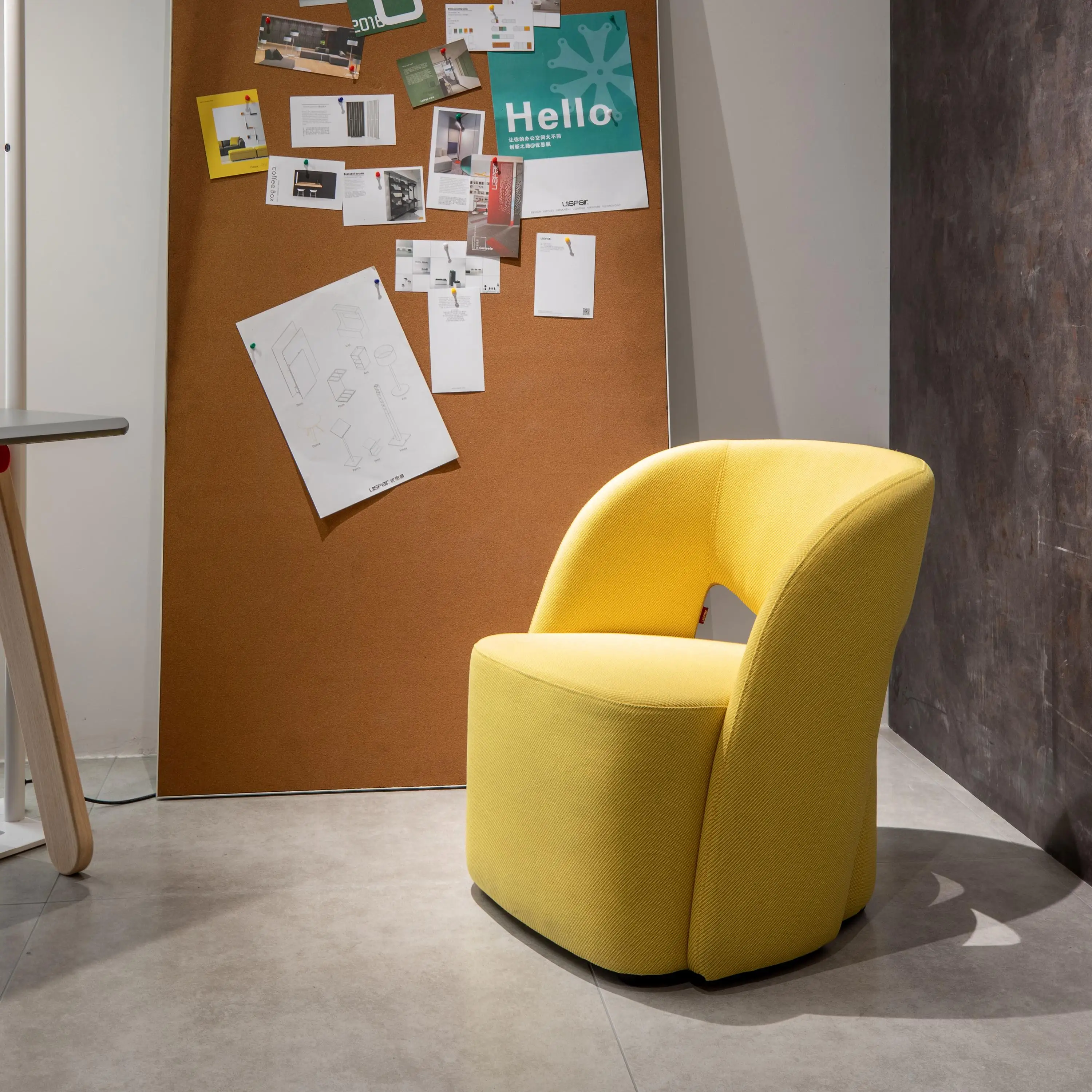 Approved modern hotel lobby waiting office, sofa rest area, salon sofa set, fabric chair