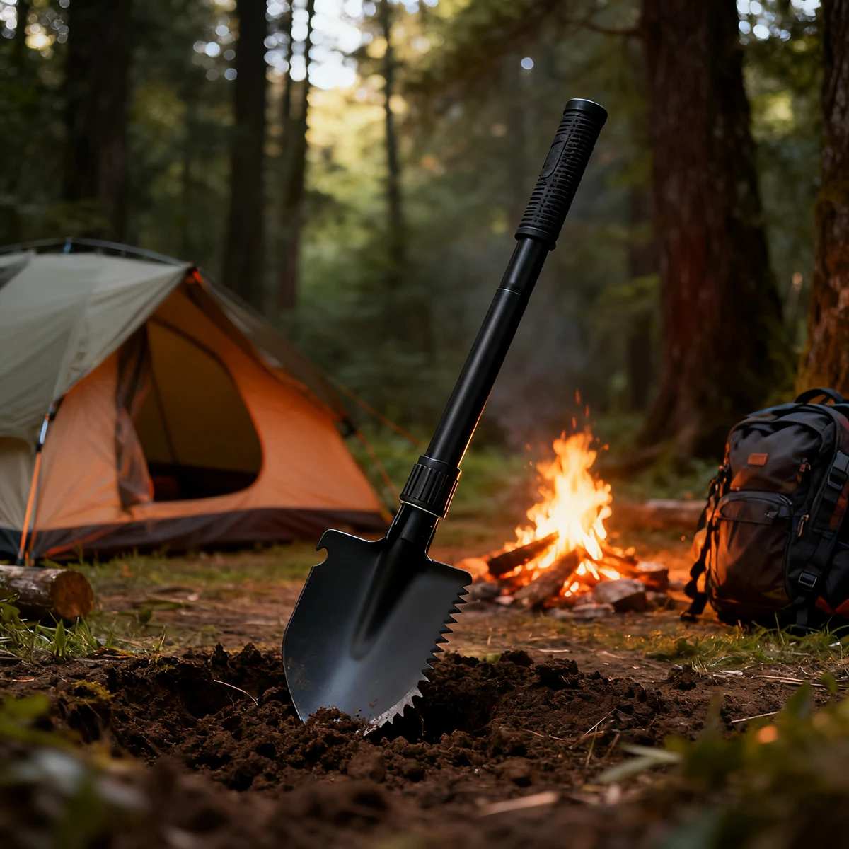 

Складная лопата, складной садовый инструмент для работы на открытом воздухе, многофункциональный инструмент для копания.