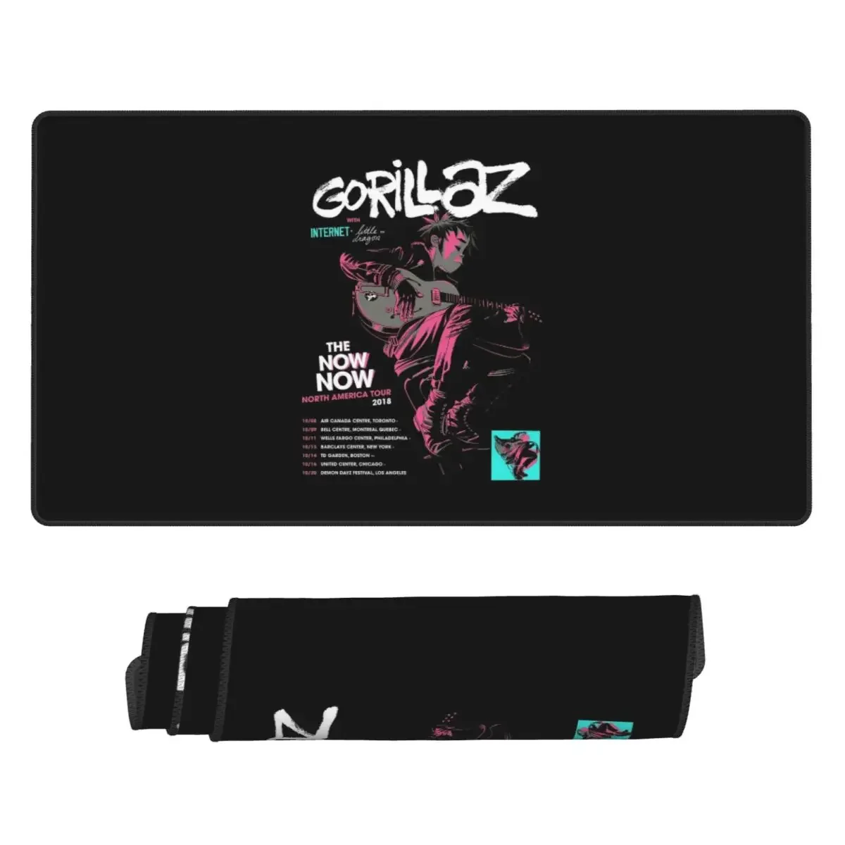 Large Mouse Pad Music Band Gorillaz Gamer PC Laptop Mats Keyboard Carpet Computer Gaming Office Accessories Desk Mat