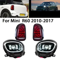 Car Headlights with Taillights For BMW Mini R60 2010-2016 Accessories Cooper Countryman R60 Upgrade Front Rear Accessories