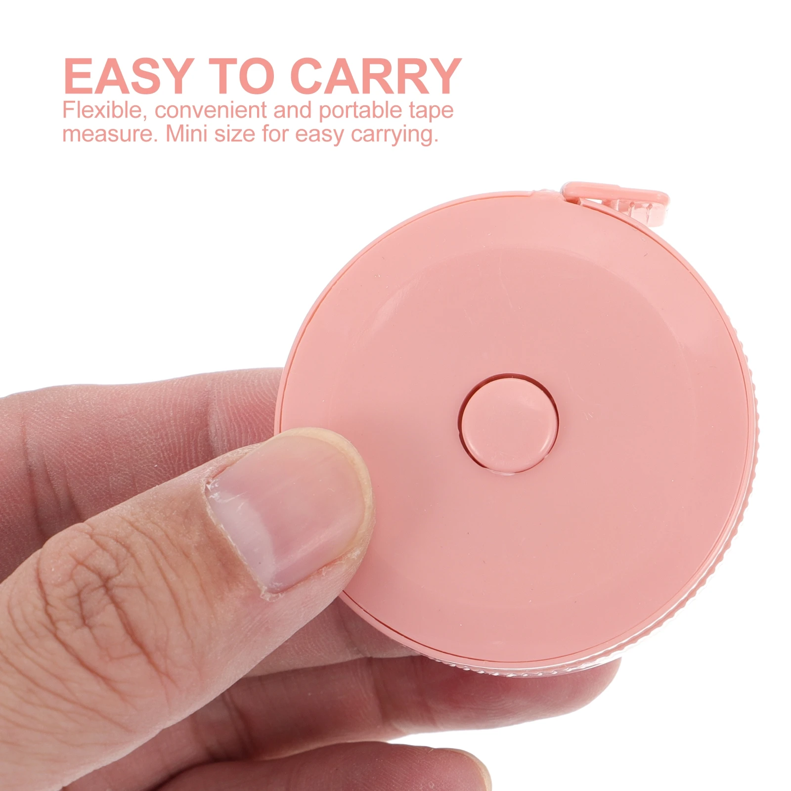 

10pcs 1.5M Mini Measuring Tape Portable Flexible Body Measurement Tool Solid Color Student Tape Measure Small Durable Distance