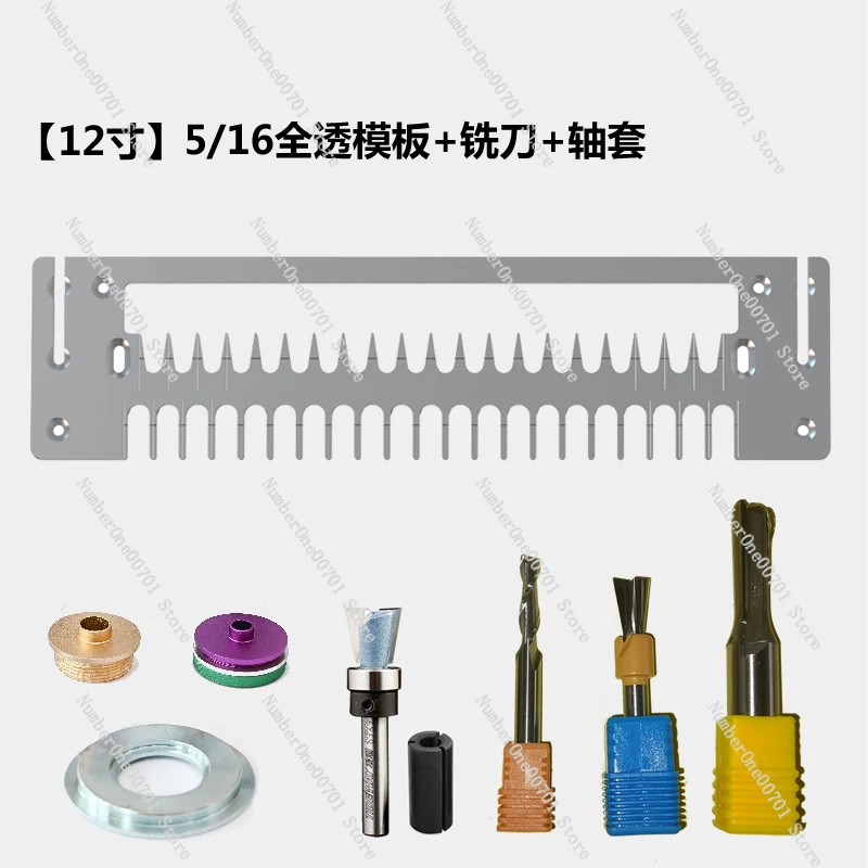 Woodworking Dovetail Machine Semi-Full Transparent Template Hive Drawer Mortise and Tenon Straight Tenon Mold