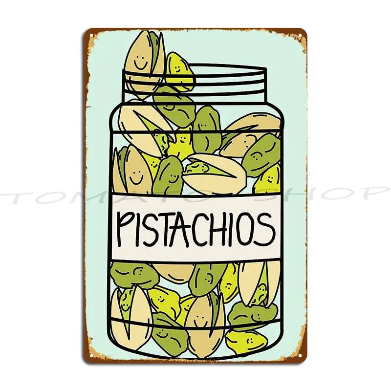 National Pistachio Day Metal Sign Club Personalized Living Room Retro Designing  Tin Sign Poster