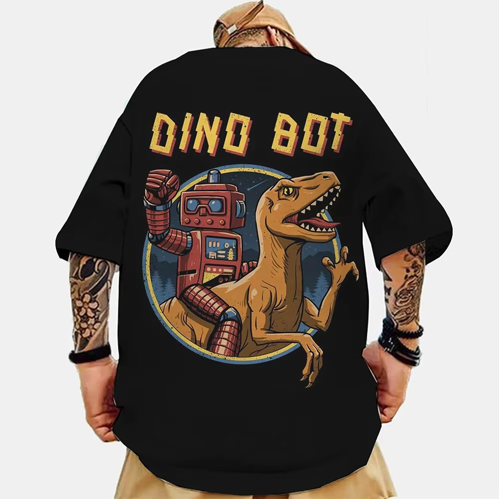 

Fashion T-Shirt Men's Letter Print Fashion Men's Cotton T-Shirt Street Harajuku Top Loose Oversized Short Sleeve Causul T-Shirt