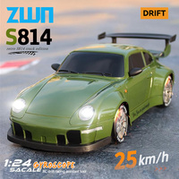 ZWN 1/24 Scale RC Car - 2.4G Radio Remote Control Drift Car with Built-in Gyroscope Children's Racing Toy for Boys & Girls