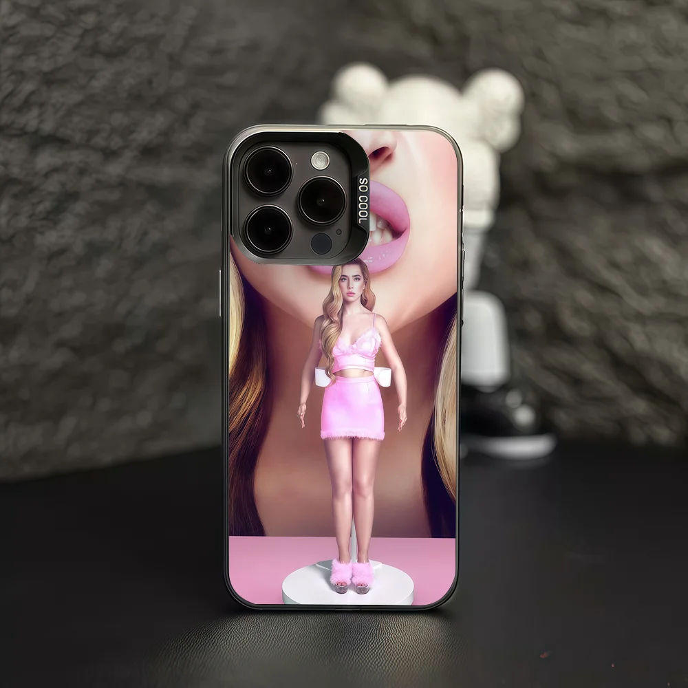 Funda de teléfono Singer español l-lola Índigo para Samsung S25 S24 S23 A07 A17 A06 Ultra FE Plus, funda protectora de Color IMD