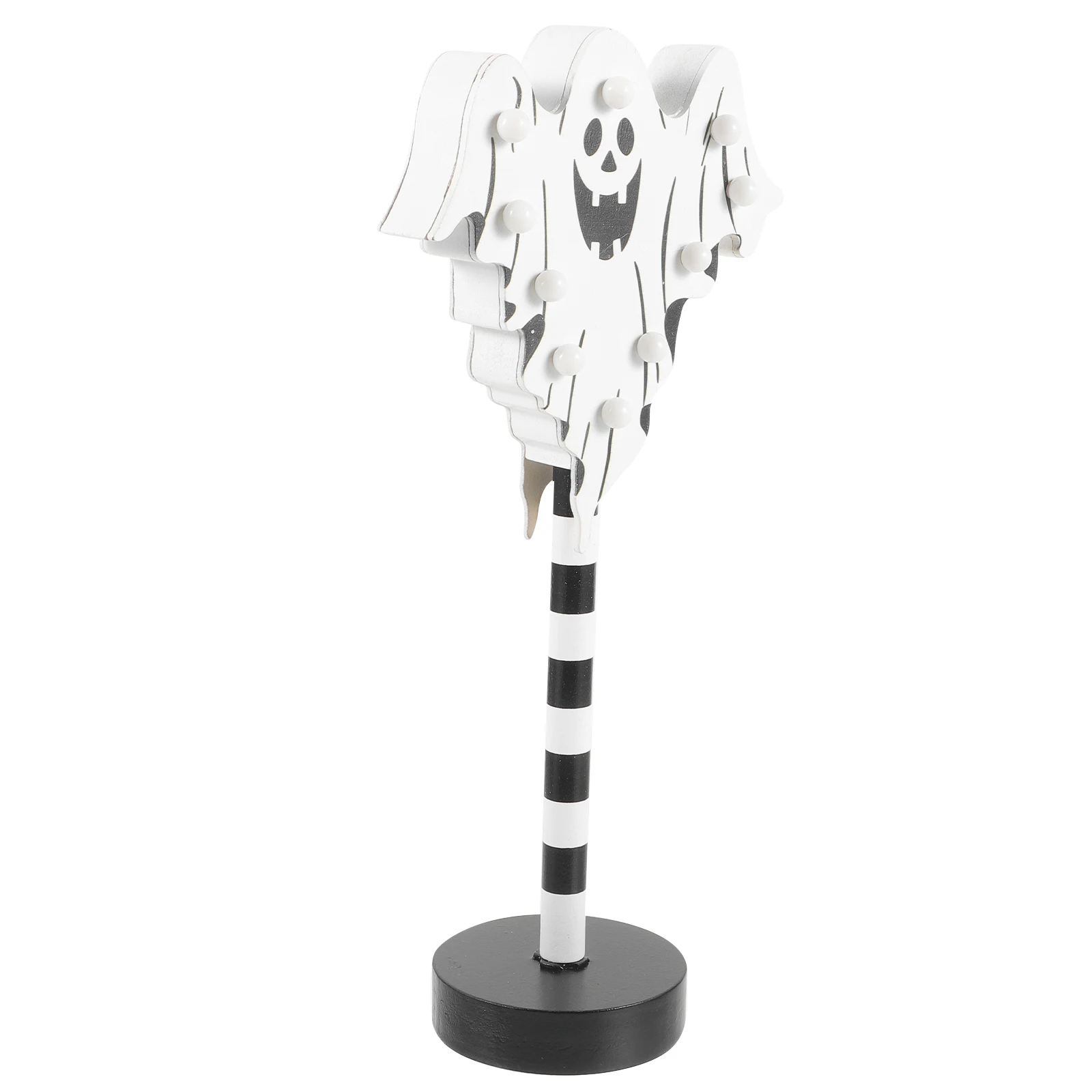 

Spooky Ghost Night Light Halloween Decor LED Table Lamp Bat Shape Detachable Bedroom Party nament
