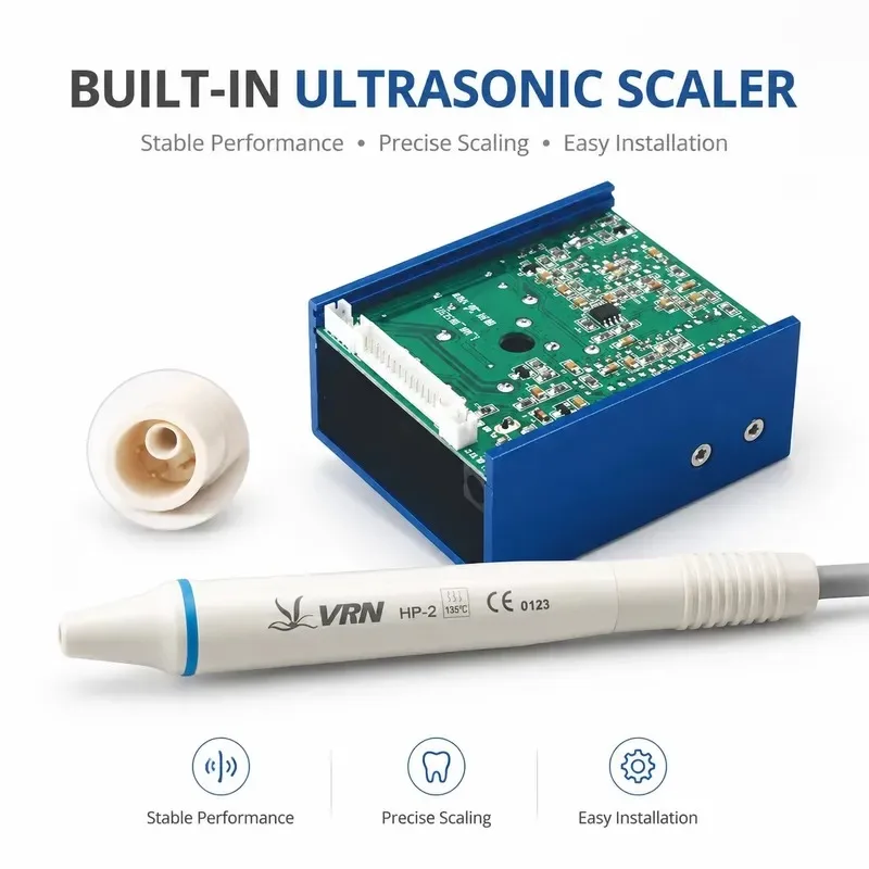 Hot Sale VRN Electric Ultrasonic Scaler Kit with Detachable Handpiece for Teeth Cleaning and Scaling