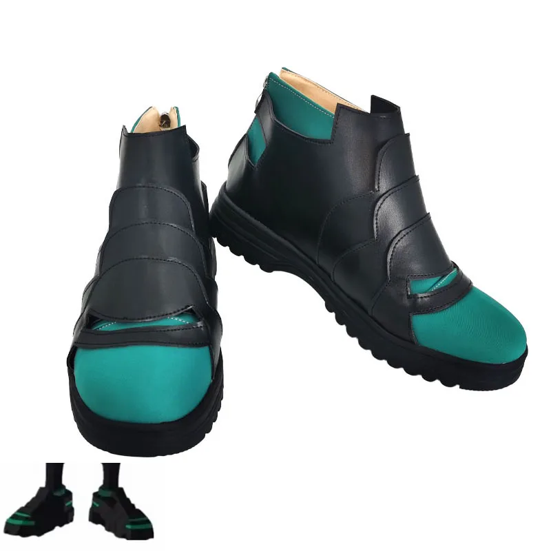 

Midoriya Izuku Anime Cosplay Shoes Halloween Boots Custom Made