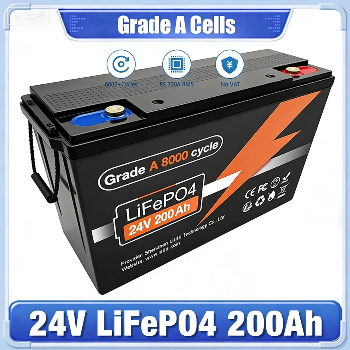 Dhl🔋 200Ah Lifepo4 …