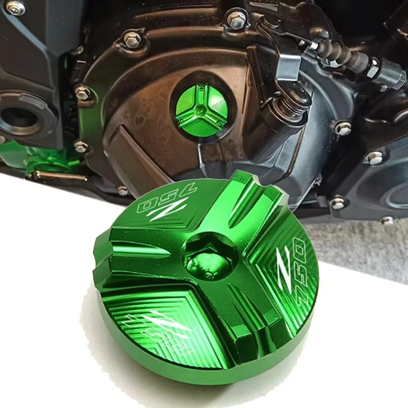 For KAWASAKI Z750 Z 750 Z750S 2005 2006 2007 2008 2009 2010 2011 2012 Motorcycle Front Rear Brake Reservoir Cover Oil Filler Cap