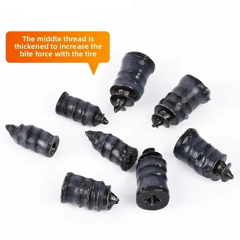 

10/100Pcs Car Motorcycle Vacuum Tyre Repair Nails Truck Scooter Bike Tire Puncture Repair Tools Rubber Metal Nails Accessories