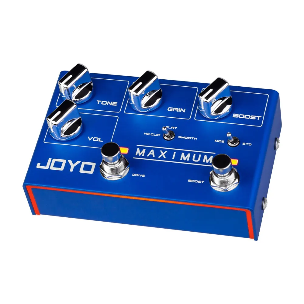 JOYO R-05 MAXIMUM Overdrive Guitar Effect Pedal Clean Wild Tone without Compression Long Sustain Overdrive Guitar Pedal