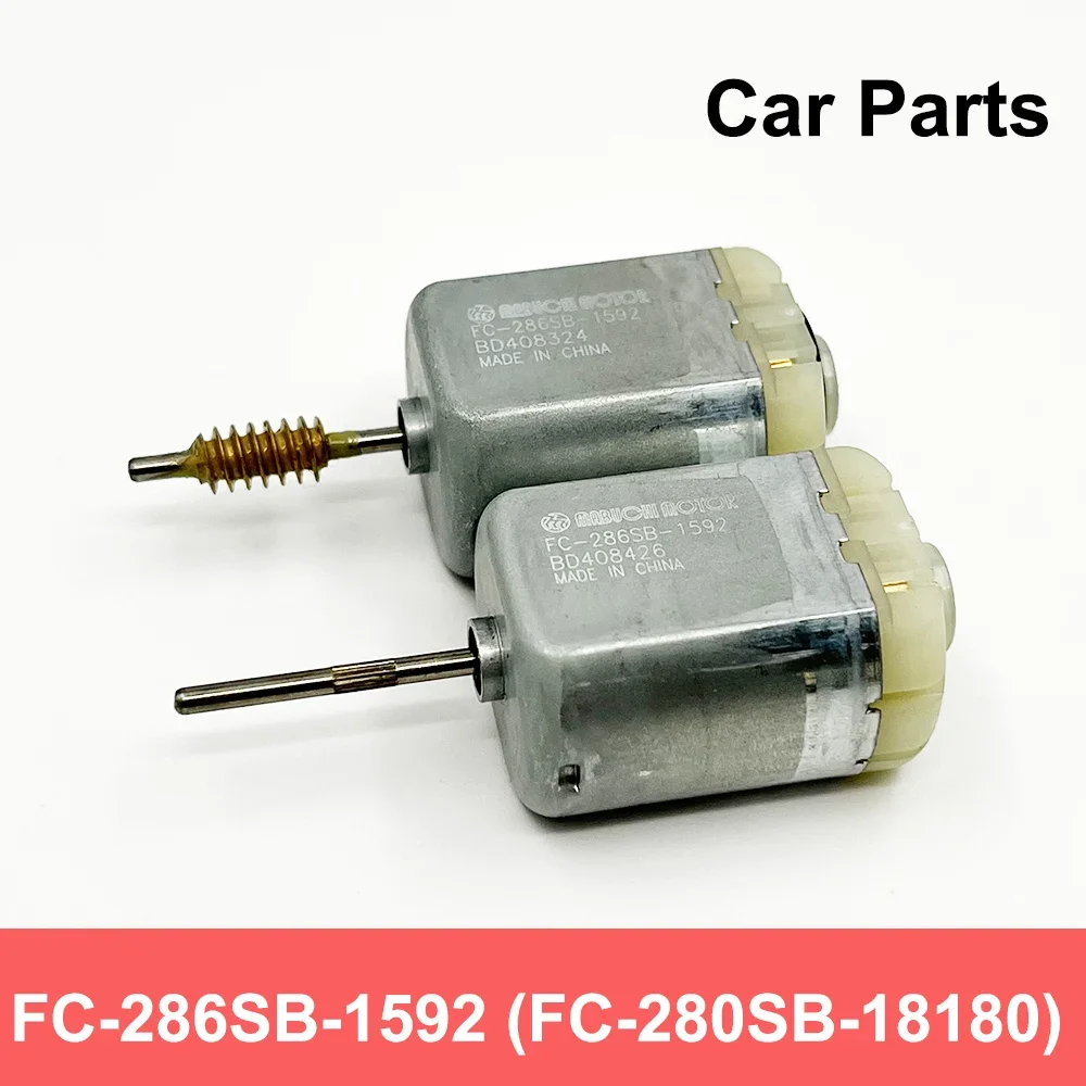 Mabuchi FC-286SB-1592 FC-280SC-18180 24mm 6-pole rotor Motor DC 12V Worm Gear Car Lock Actuator Rearview Mirror Motor Car Parts