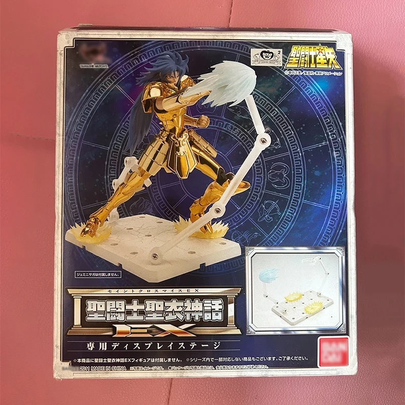 Original genuíno modelo titular saint seiya mito pano ex suporte base com efeito especial figura de ação brinquedos acessórios