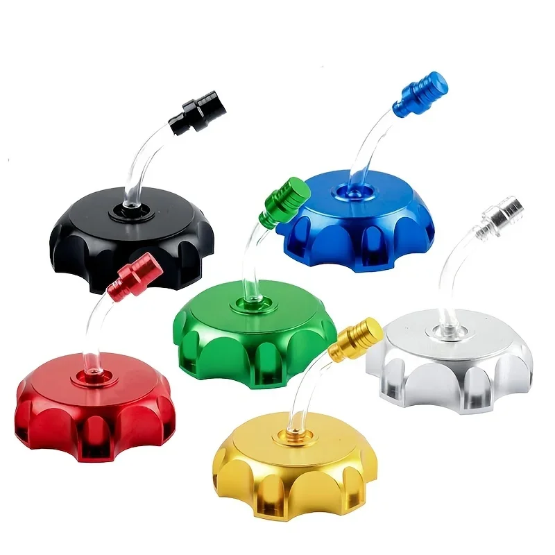 Universal 49mm CNC Aluminum Racing Gas Fuel Tank Cap With Vent Cap For Honda KTM Suzuki Motorcycle Dirt Bike CRF50 XR50