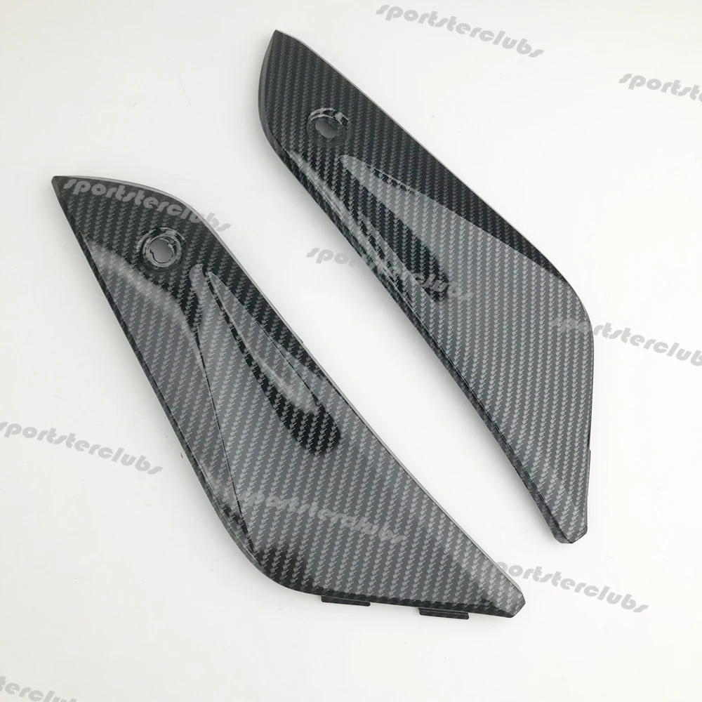 Carbon Fiber Look Gas Tank Front Side Cover Trim Panel Fairing For Honda CBR1000RR Fireblade CBR 1000 RR 2004-2007 2005 2006 04