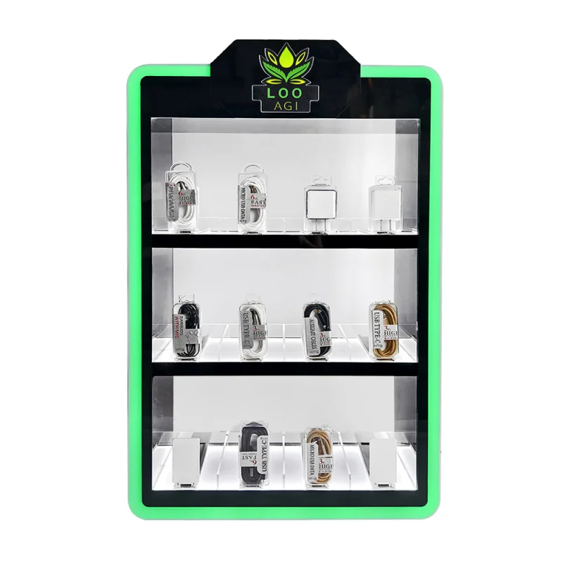 custom.Tinya Pen Display Cabinet Led Vapour Display Shop Electronics Counter Top Acrylic Smoke Display Cabi