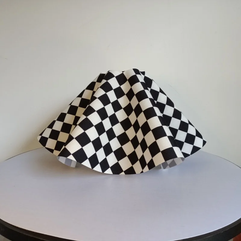 Simple Table Lampshade Fabric Pleated Beside Lampshade Replacement E27 Petal Desk Bedroom Floor Light Lamp Cover Wall Lamp Shade