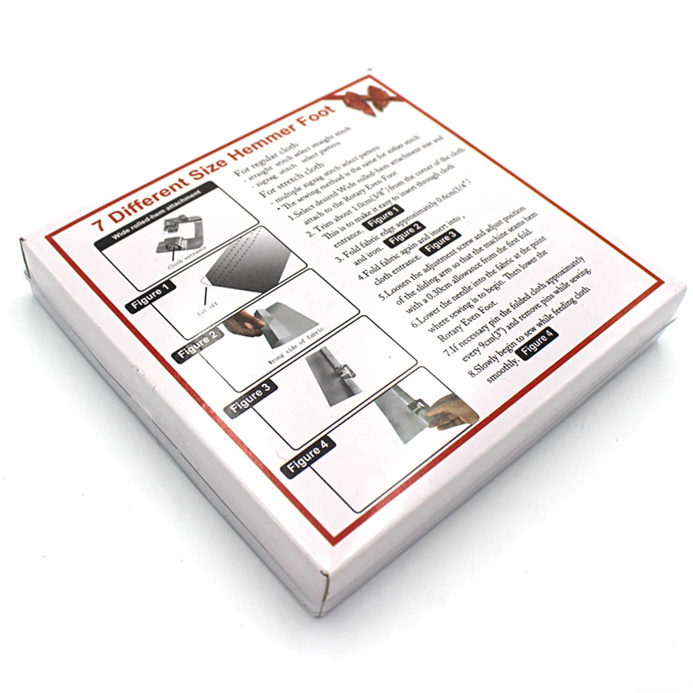 

7pcs Sewing Machine Presser Foot Set Metal For Household Low Shank Machines Lightweight Fabric Projects Sewing Presser Feet