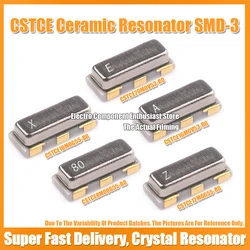 (10PCS) CSTCE8M00G55-R0 CSTCE10M CSTCE12M CSTCE16M0V53-R0 CSTCE20M  3213 MuRata CSTCE Ceramic Resonator SMD-3 15PF 33PF 3.2X1.3