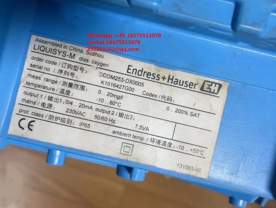 For ENDRESS+HAUSER COM253-DX0005 Dissolved Oxygen Transmitter Dismantling Machine Used