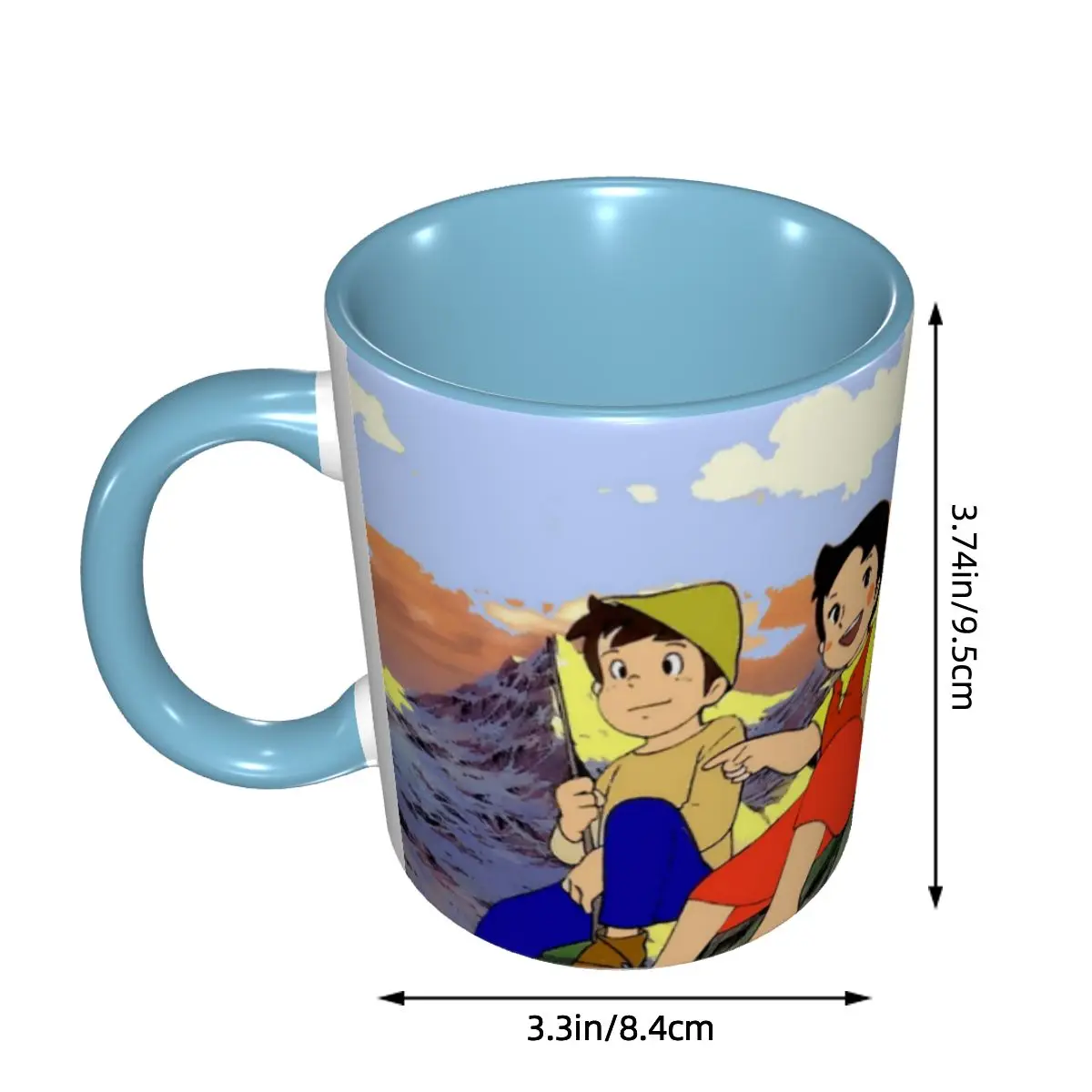 Personalized Heidi And Peter On The Mountain Coffee Mugs DIY Ceramic Milk Tea Cups