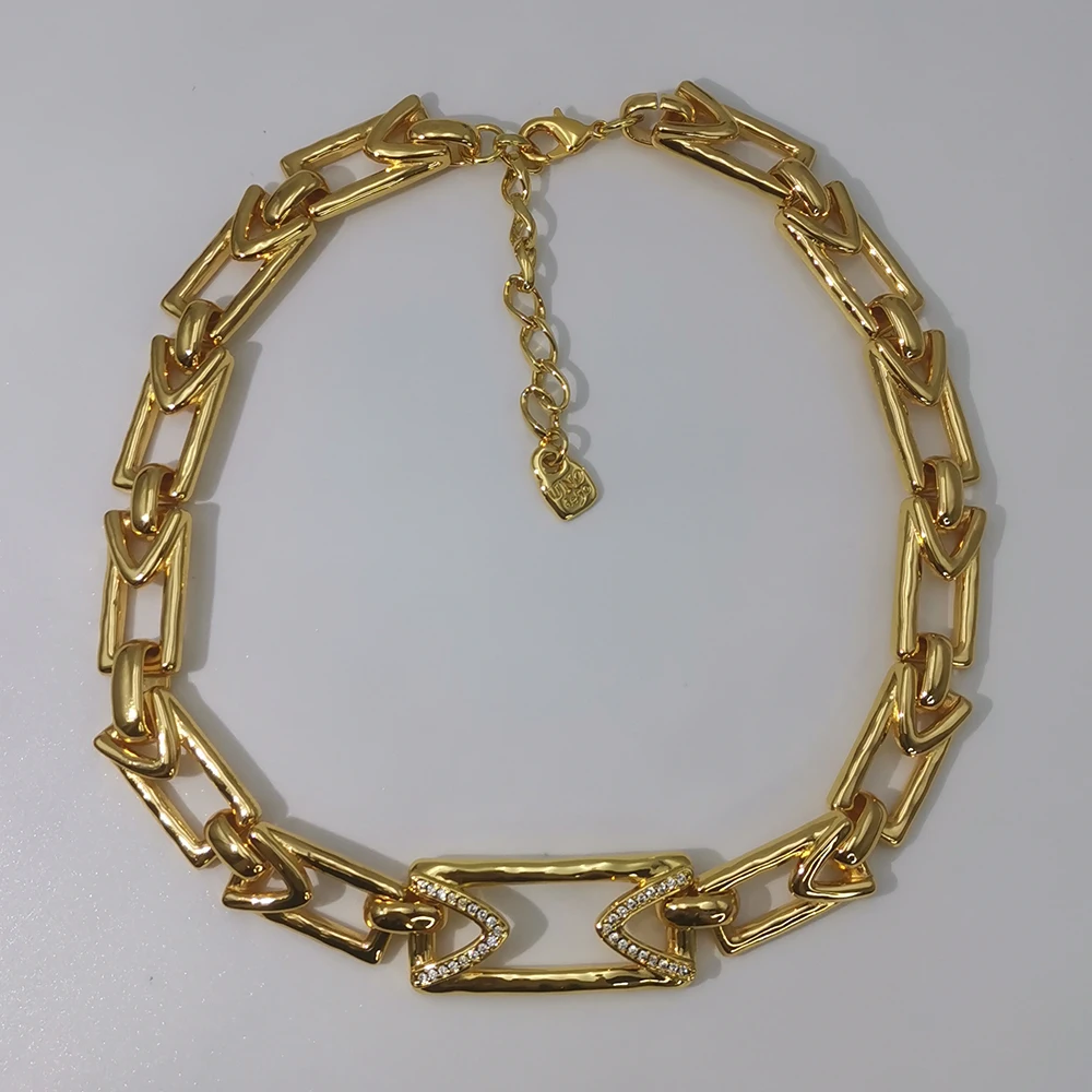 

Ювелирные изделия unode 50, новинка 2024, панк, нейтральный тренд, стандартное прямоугольное ожерелье, Женские аксессуары, праздничный подарок