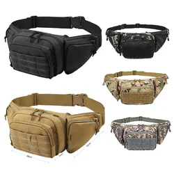 Tactical Nylon Men Waist Bag Belt Bumbag Waterproof Molle Phone Pouch Outdoor Sports Hunting Climbing Camping CS Airsoft Bag