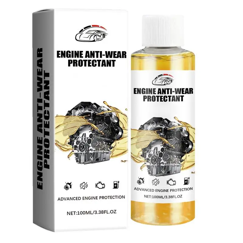 

Anti-Wear Agent For Engine Anti-Wear Engine Protectant Oil 100ml Vehicles Portable Car Engine Protector Oil Auto Care Products