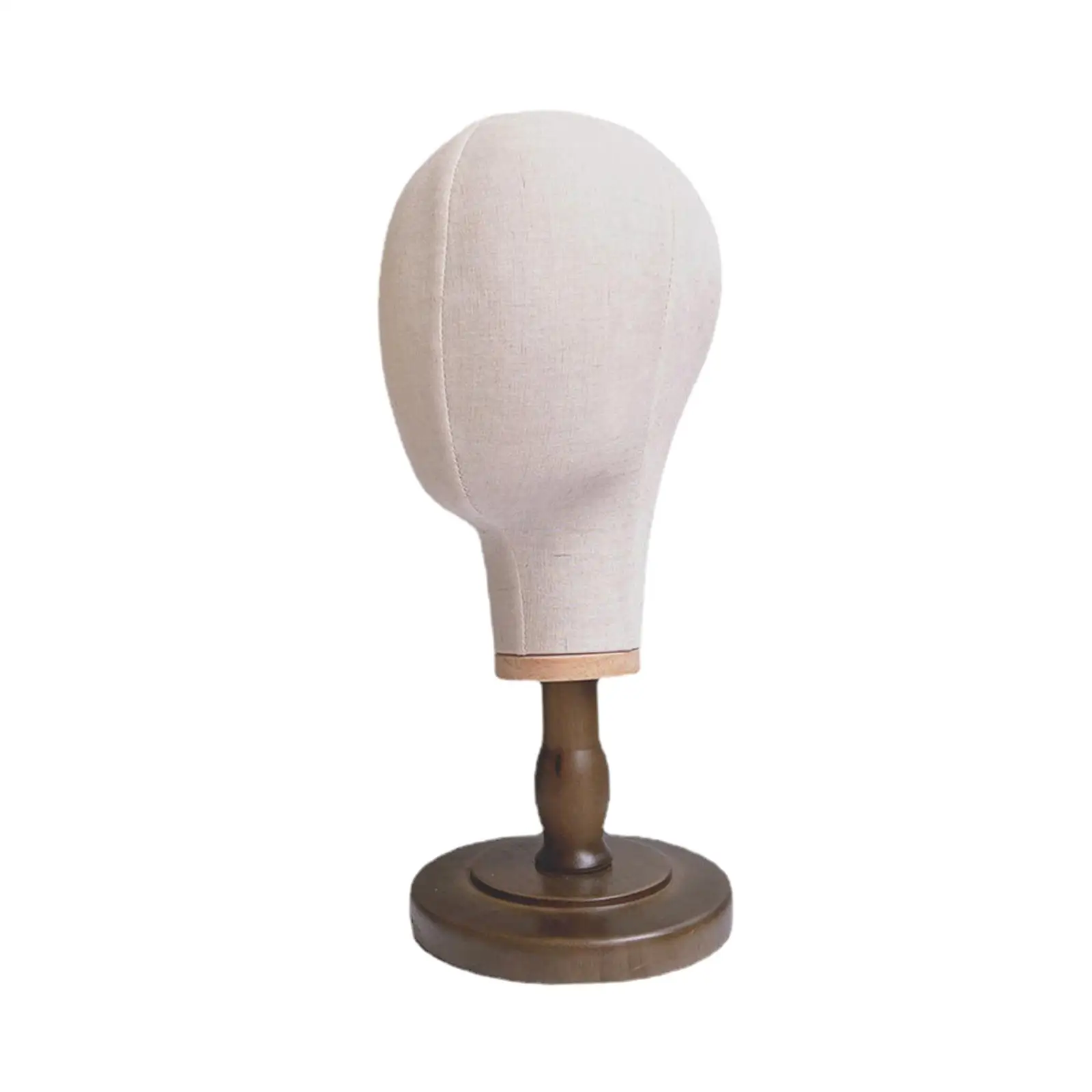 Mannequin Head Model Comestic Model Canvas Block Head for Headphones Hat Wig