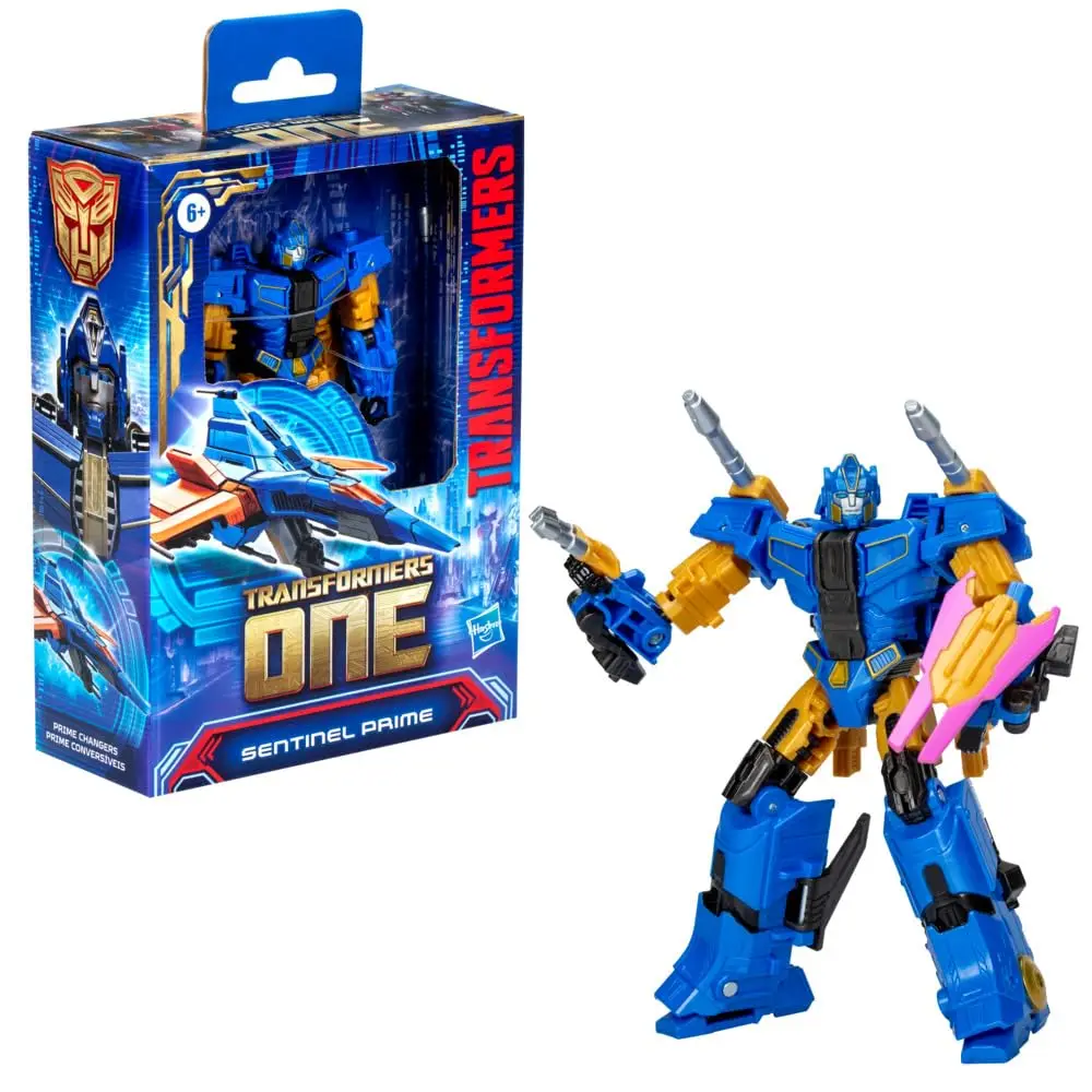 Hasbro Transformers Toys One Origin Movie Deluxe Class Sentinel Prime 5-Inch Action Figure Birthday Gift