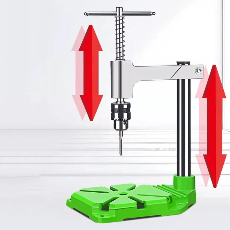 Adjustable Small Benchtop Tapping Tool Set with Tap Wrench, Manual Vertical Tapping Machine Set
