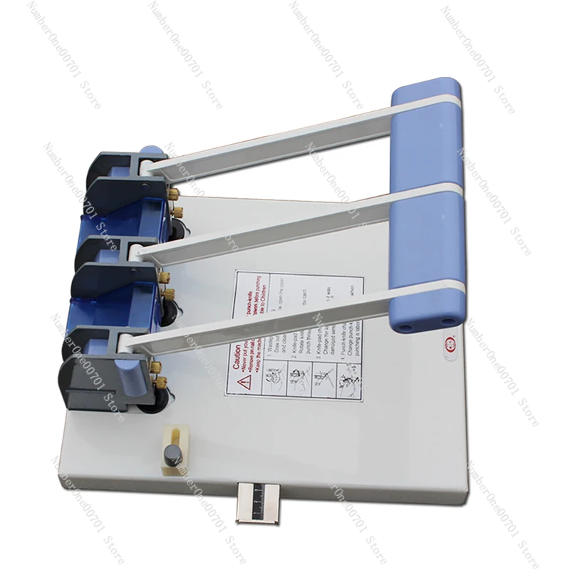 File Punching Machine Manual Three-Hole Punching Machine Modern XD-a Excavator Personnel File Bookbinding Machine Punching