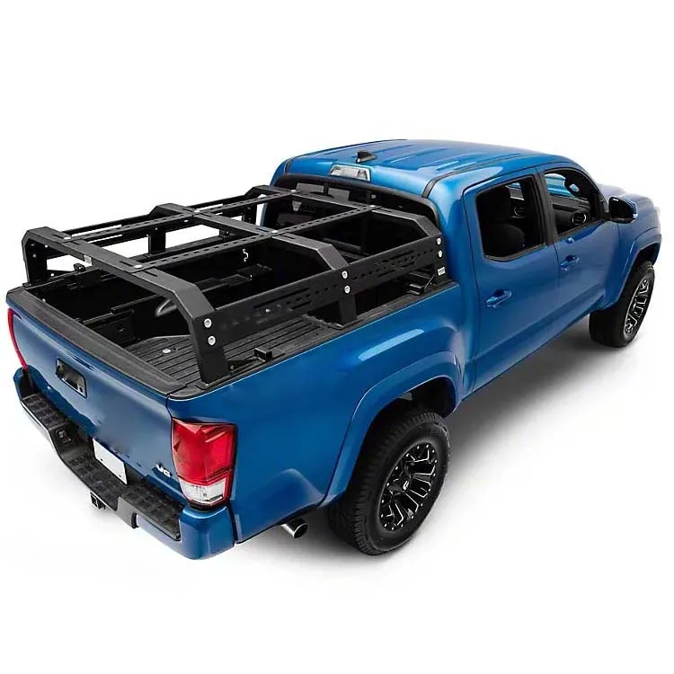 Lamax Universal Overland Aluminum Removable Pickup Bed Truck Roof Tube Rack For Jeep Gladiator JT 2020+