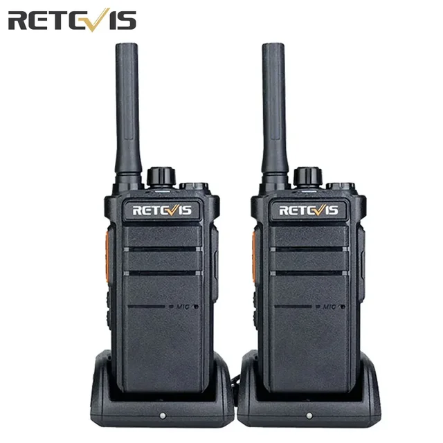 Retevis RB626 Walkie Talkie Mocne 3W Dalekiego Zasięgu Ładowanie USB-C Bateria 2000mAh Szyfrowanie Scrambler Radiotelefon Dwukierunkowy do Polowań